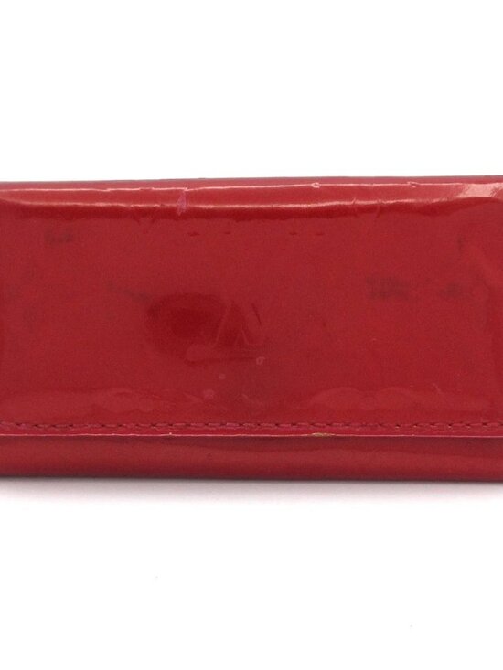 Louis Vuitton Accessories - LOUIS VUITTON Multicles 4 M91542 Rouge Fauviste Monogram Vernis - CA1088
